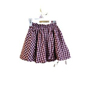 Girls Theodore Skirt - Pony Gingham